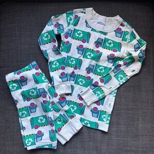 [Hanna Andersson] Earth Day Long John Pajama Set